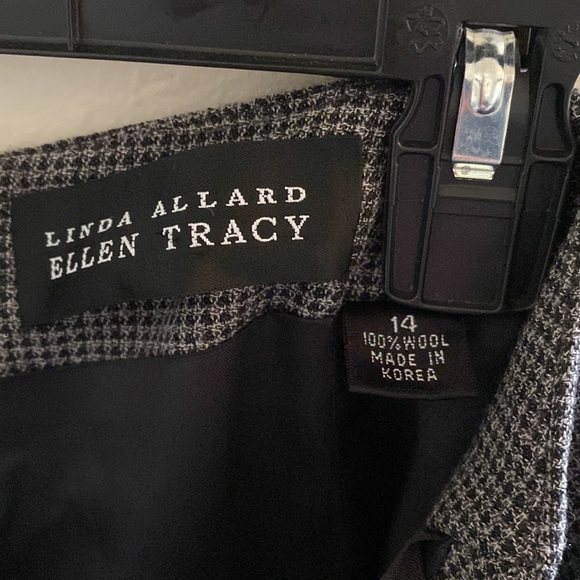 Linda Allard Ellen Tracy black skirt sz 14 - Picture 5 of 6